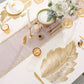🍽️ 50% DE DESCUENTO ! ✨ Mantel Individual 3D Hoja de Oro - Resistente al Calor y Fácil de Limpiar, Diseño Elegante para Celebraciones 🎉📦